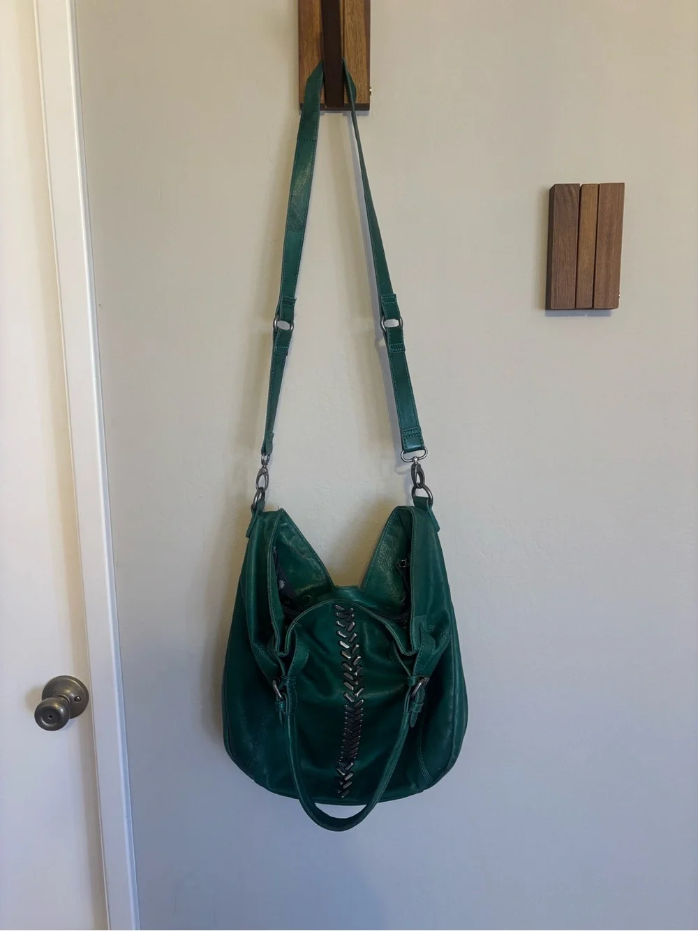 Lucky Brand Teal Green Hobo Shoulder Bag